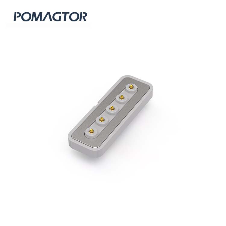 Magnetic connector 5Pin -30~85°C 2.5A 12V