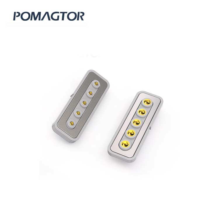 Magnetic connector 5Pin -30~85°C 2.5A 12V