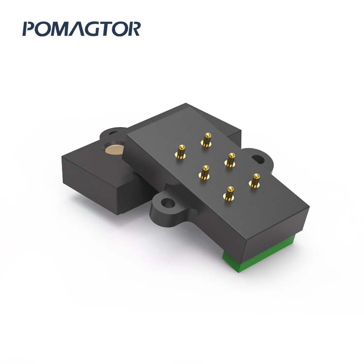 Magnetic connector 6Pin High current connector -30~85°C 1.2A 12V