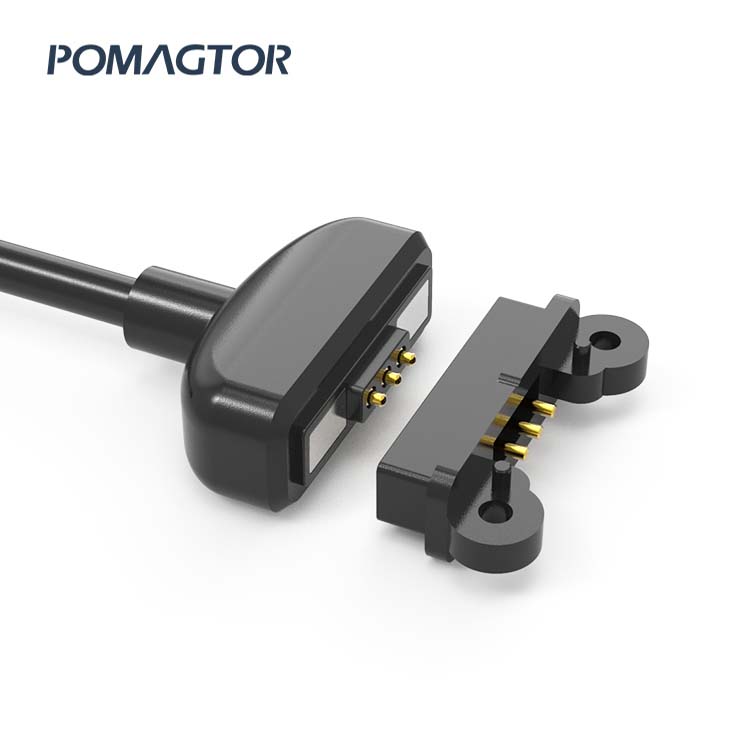 Magnetic data line 3Pin Collector charging cable -30~80°C 2A 5V