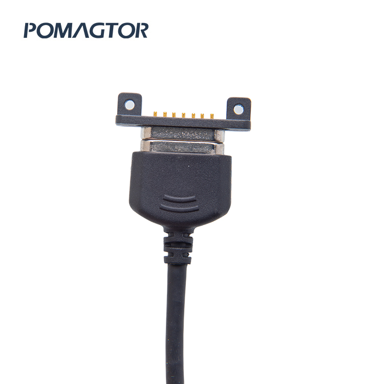 Magnetic data line 7Pin Medical device connection cable -30~85°C 3A 5V