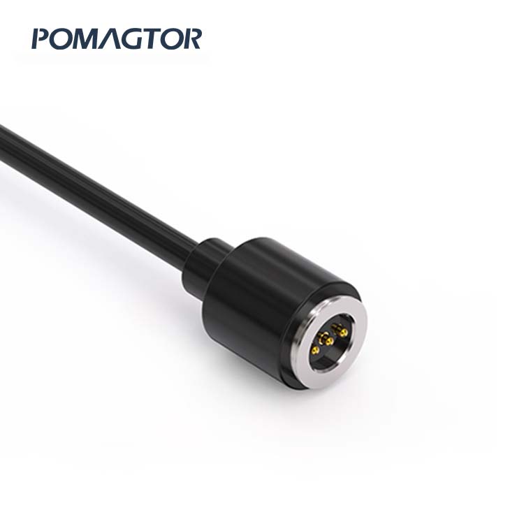 Magnetic data line 10mm 3Pin Fast charge communication cable -30~85°C 2.5A 5V