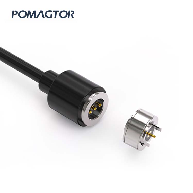 Magnetic data line 10mm 3Pin Fast charge communication cable -30~85°C 2.5A 5V