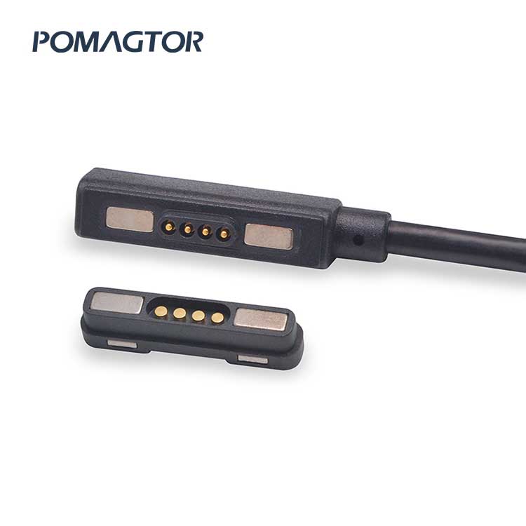 Magnetic data line 4Pin Male and female connection cables -30~85°C 2A 12V